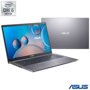 Notebook Asus, Intel Core i5 1035G1, 8GB, 512GB SSD, Tela de 15,6", Cinza - X515JA-EJ1045T