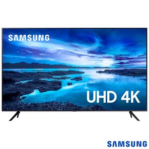 Samsung Smart TV UHD 4K 43" Polegadas com Processador Crystal 4K, Controle Único, Alexa Built in e Wi-Fi - 43AU7700