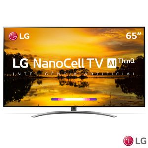 Smart TV 4K LG LED 65" com Tecnologia NanoCell, Controle Smart Magic, Processador Inteligente e Wi-Fi - 65SM9000PSA