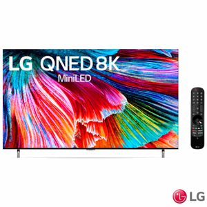 2021 Smart TV LG 75" Polegadas 8K MiniLED Quantum Dot NanoCell 75QNED99 120Hz FreeSync 4x HDMI ThinQAI Google Alexa