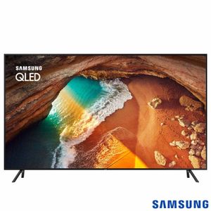 Smart TV 4K Samsung QLED 49" UHD com Pontos Quânticos, Sem efeito Burn-in, HDR500 e Wi-Fi - QN49Q60RAGXZD