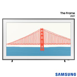 Smart TV Samsung The Frame QLED 4K 65" Polegadas, Slim Frame, com Modo Arte, Molduras Customizáveis e Conexão Única