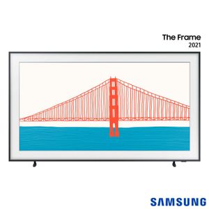 Smart TV Samsung The Frame QLED 4K 75" Polegadas, com Modo Arte, Design Slim e Conexão Única - 75LS03A