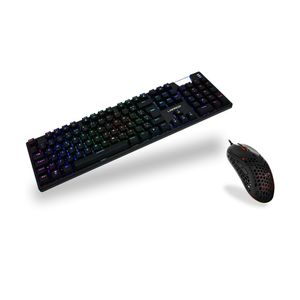 Mouse Gamer Hive 8 Botões + Teclado Gamer Mecânico Royal Warrior - MO398K MO398K