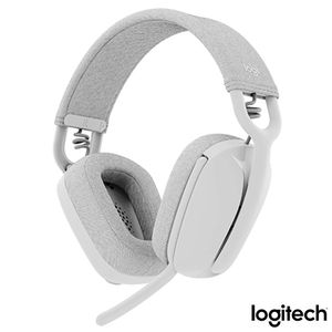 Fone de Ouvido sem Fio Logitech Zone Vibe 100 Headset Branco - VIBE100