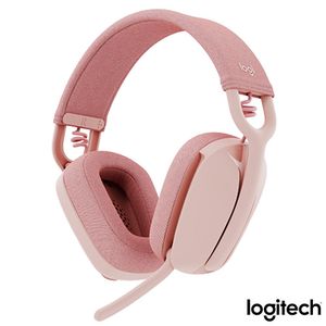 Headset Sem Fio Logitech ZONE VIBE 100 Rosa