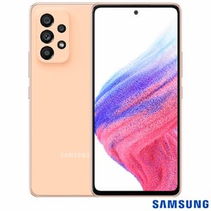 Smartphone Samsung Galaxy A53 5G Rosé,128GB, 8GB RAM e Câmera Quádrupla de 64MP+12MP+5MP+5MP