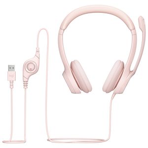 Fone de Ouvido Logitech H390 Headset Rosa - 981001280