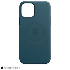 Capa para iPhone 12 e iPhone 12 Pro em Couro Azul Báltico - Apple - MHKE3ZE/A