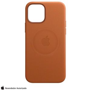 Capa para iPhone 12 e iPhone 12 Pro em Couro Castanho - Apple - MHKF3ZE/A