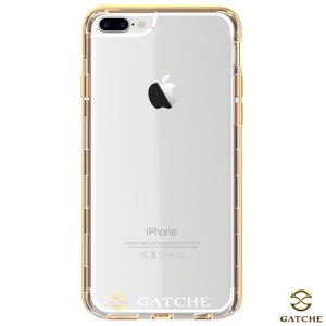 Capa Hibrida para iPhone 7 Plus, 6s Plus e 6 Plus de Poliuretano Dourada - Gatche - GAT-10IP7PLYGLD