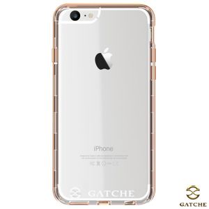 Capa Hibrida para iPhone 7, 6 e 6s de Poliuretano Ouro Rosé - Gatche - GAT-10IP7RGLD