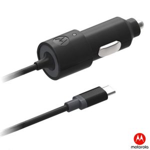 Carregador de Veicular Turbopower 15W Micro USB Preto - Motorola - MO-AC004I