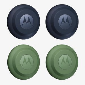Kit com 4 Rastreadores/Localizadores Motorola Moto Tag Bluetooth 5.4 IP67 Bateria Durável Dark Blue e Green