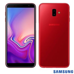 Samsung Galaxy J6+ Vermelho com Tela de 6?, 4G, 32 GB e Câmera de 13 MP+ 5MP - SM-J610GZRJZTO