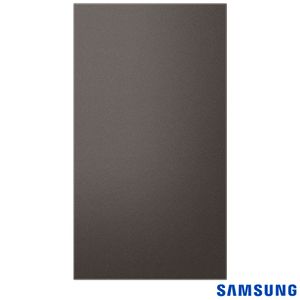 Painel Inferior de Geladeira Bespoke Samsung em Aço Bmf Bottom Grafite Cotta Charcoal - RA-B23DBB05GG