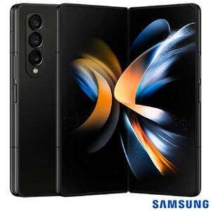 Smartphone Samsung Galaxy Z Fold 4 5G Preto, 512GB, 12GB RAM e Câmera Tripla de 50MP