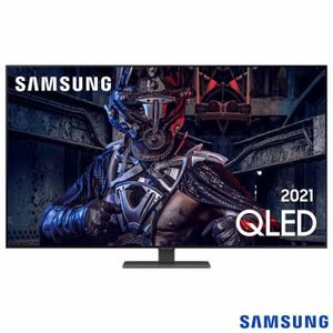 Smart TV 4K Samsung QLED 50" Polegadas com Modo Game, Alexa Built in e Wi-Fi - 50Q80A