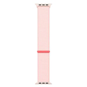 Pulseira Loop Esportiva para Apple Watch 45 mm em Trama de Nylon Rosa-claro - MT5F3AM/A