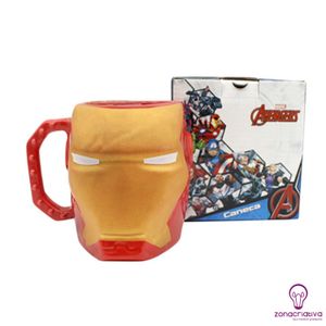 Caneca 3D Iron Man em Porcelana com 400 ml - Zonacriativa