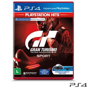 Jogo GT Sport Hits para PS4