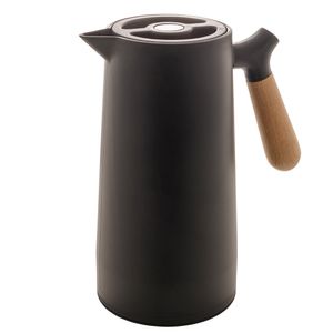 Garrafa Térmica com Capacidade de 1 Litro Nórdica Preto - Bon Gourmet