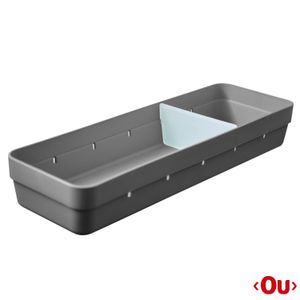Organizador de Gavetas Logic com Divisória Chumbo Fechado - OU