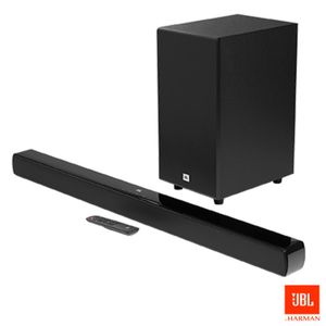 Soundbar JBL SB190 Cinema Bluetooth Dolby Atmos Virtual 2.1 Canais, Sub Sem Fio 190W