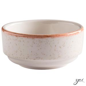 Bowl Corona Artisan em Porcelana 121ml Cinza - Yoi
