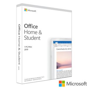 Microsoft Office Home and Student 2019 com 01 ano de Assinatura para PC ou Mac