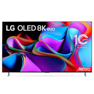 Smart TV 8K LG OLED 77" Polegadas Evo 120Hz G-Sync ThinQ AI WebOS23 e Wi-Fi - OLED77Z3