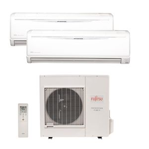 Ar Condicionado Multi Bi Split Inverter Fujitsu 1x18000+1x24000 Btus Quente/Frio 220V 1F AOBG36LBTA4