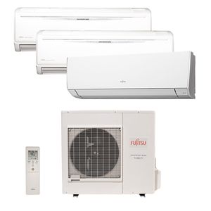 Ar Condicionado Multi Tri Split Inverter Fujitsu 1x12000+2x18000 Btus Quente/Frio  1F AOBG36LBTA4