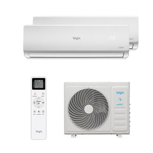 Ar Condicionado Multi Split Inverter Elgin HW R-32 Wifi 18000 Btus (2x Evap 12000) Quente/frio  Monofásico