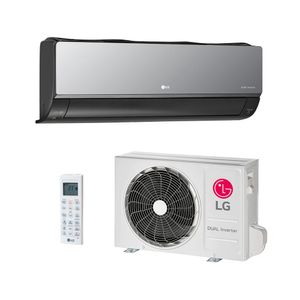 Ar Condicionado Split Hw Inverter LG Dual Artcool  Nano R-32 +AI 12000 Btus Quente/frio  S3NW12JAR7A.EB2GAM1