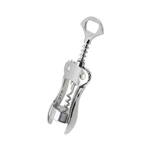 Saca-Rolhas Aço Inoxidável 19 cm Cor Metálico Linha Acessórios Para Bar e Vinho Brinox