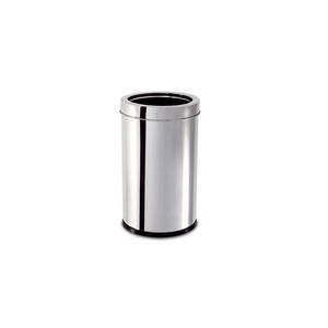 Lixeira Inox com Aro 7,8litros Decorlinelixeiras Ø 18,5x29cm