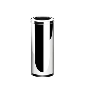 Lixeira Inox com Aro 47 Litros Decorline Lixeiras Ø 30x70 cm