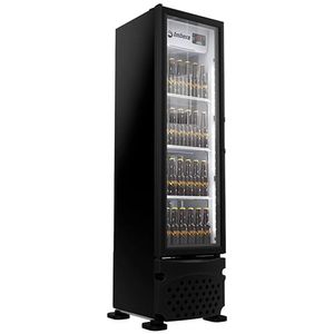 Cervejeira Imbera 215 Litros Porta de Vidro Preta CCV144 - 127 Volts