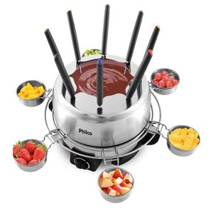 Panela de Fondue Philco 2,3 Litros Prata PPE03I – 127 Volts