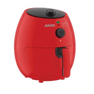 Fritadeira sem óleo Arno Airfry Easy Fry com 3,2 litros Hot Air e Cesto Removível Vermelha EZFV – 220 Volts