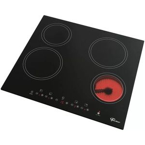 Cooktop Fischer 4 Bocas Mesa Vitrocerâmica Preto – 220 Volts