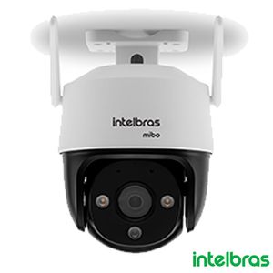 Câmera De Segurança Externa Wi-Fi Full Color 360º Intelbras IM7 Proteção Contra Chuva E Poeira IP66, Microfone Interno