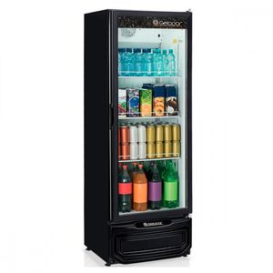 Expositor Refrigerado de Bebidas Gelopar 414 Litros Preto GPTU-40PR