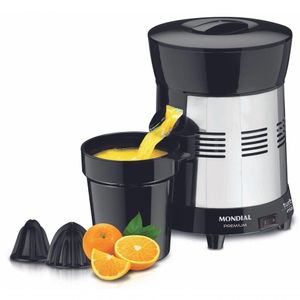 Extrator de Frutas Mondial Premium Turbo Preto Bivolt E-10