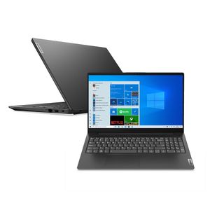 Notebook Lenovo V15 i3-1215U 8GB 256GB SSD W11 home 15" FHD 82UM000KBR Preto