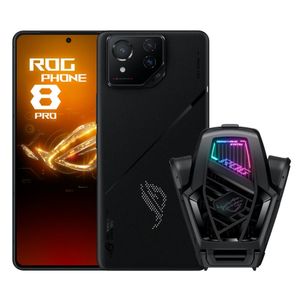 Smartphone ASUS ROG Phone 8 Pro Edition 1TB 5G Snapdragon 8 Gen3 24Gb Ram Tela 6,78" AMOLED 165Hz Câm Tripla 50MP+32MP + AeroActive Cooler - Black