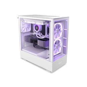 Gabinete Gamer NZXT H5 Elite Premium Mid Tower CC-H51EW-01 Compacto Branco Fosco