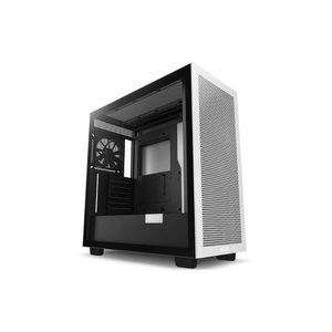 Gabinete Gamer NZXT H7 Flow Mid Tower CM-H71FG-01 Branco e Preto (Fosco)