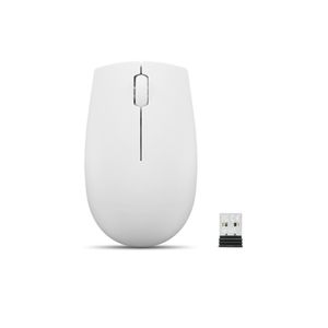 Mouse sem fio compacto Lenovo 300 cinza claro GY51L15677